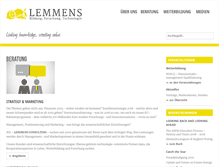 Tablet Screenshot of lemmens.de
